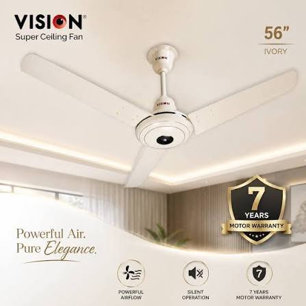 VISION Super Ceiling Fan Ivory 56"